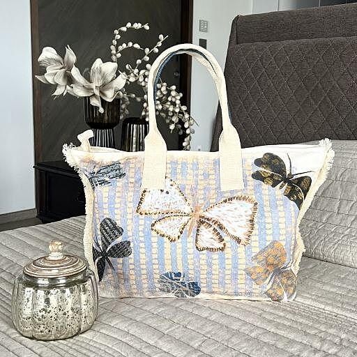 Butterfly Large Tote Bag