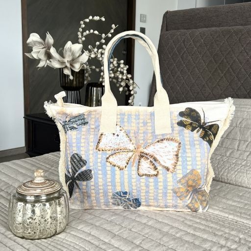 Butterfly Large Tote Bag