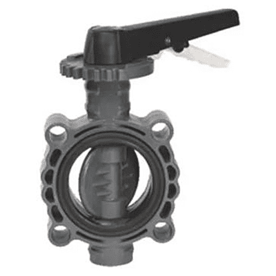 Butterfly Valve, 75 mm, 2-1/2" Inch, PN10, Agriculture PVC Fittings