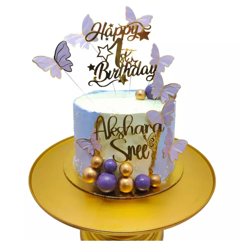 Butterfly-Themed birthday cake