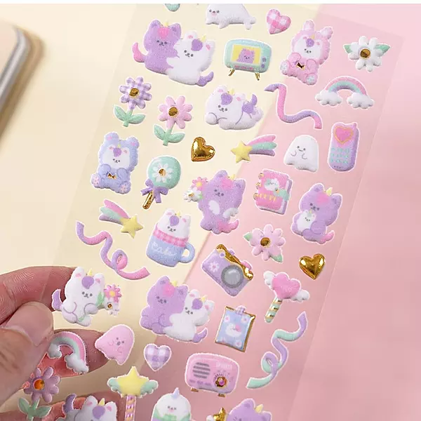 Kawaii Fluffy pet stickers