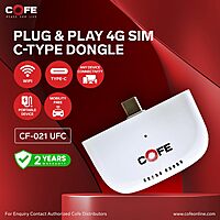 COFE 4G Wireless Dongle with All Sim Support, High Speed 4G WiFi Dongle Data Card  (White)