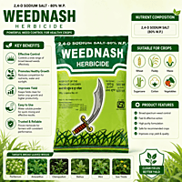 Godrej WEEDNASH 80® Herbicide – 2,4-D Sodium Salt 80% WP – 500 GM | Vetrivel Agro Services