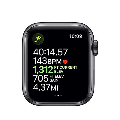 Apple Watch Series 5 (GPS + Cellular, 40mm) - Space Gray Aluminium Case with Black Sport Band