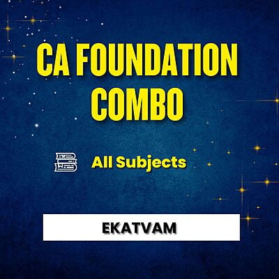 CA Foundation Combo By Ekatvam CA Foundation Combo By Ekatvam