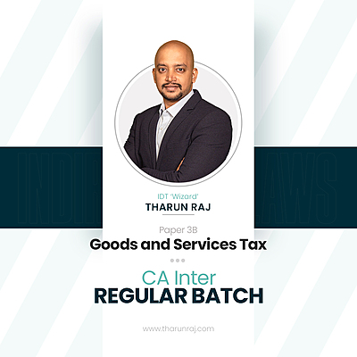 CA Inter GST Regular Batch