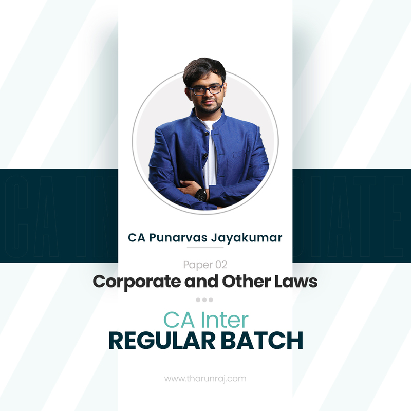 CA Inter Law Regular Batch