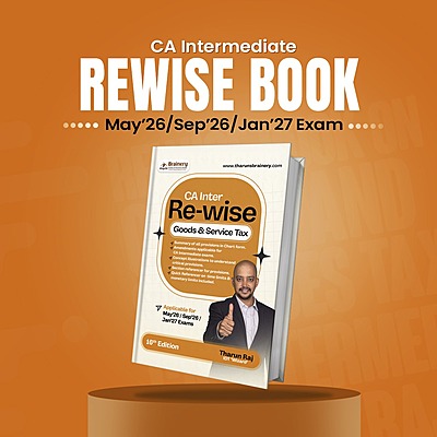 Re-Wise on GST - CA Inter