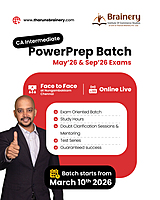CA Inter Powerprep Batch May & Sep 26 Exams