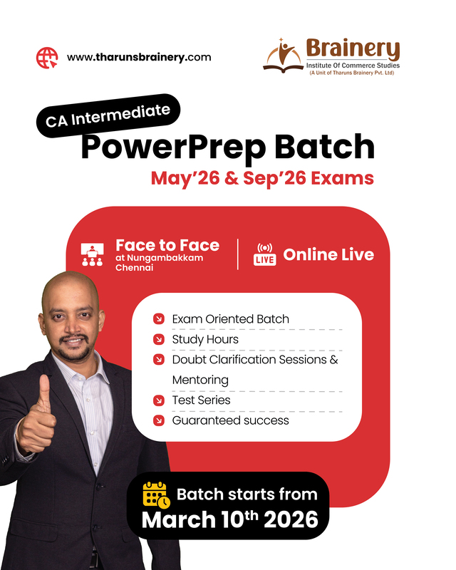 CA Inter Powerprep Batch May & Sep 26 Exams