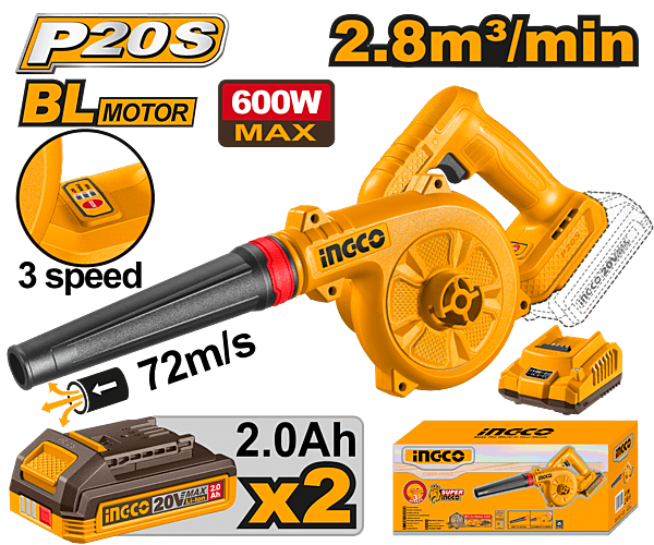 INGCO Cordless Blower CABLI20682 INGCO Cordless Blower CABLI20682
