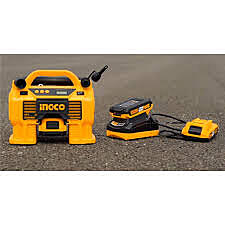 INGCO Lithium-Ion Cordless Auto Air Compressor CACLI2002 (20V, 160PSI, 11BAR) INGCO Lithium-Ion Cordless Auto Air Compressor CACLI2002 (20V, 160PSI, 11BAR)