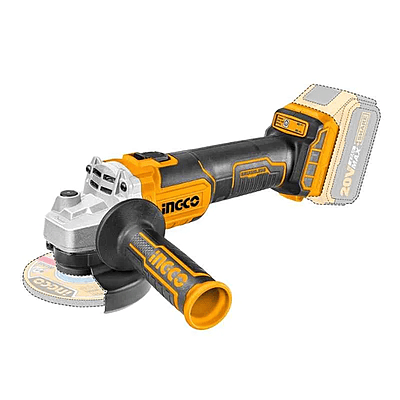 INGCO Lithium-Ion Cordless Angle Grinder CAGLI201008 (20V) INGCO Lithium-Ion Cordless Angle Grinder CAGLI201008 (20V)