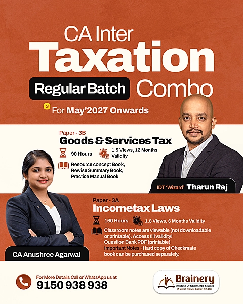 CA Inter Taxation Combo - Regular Batch
