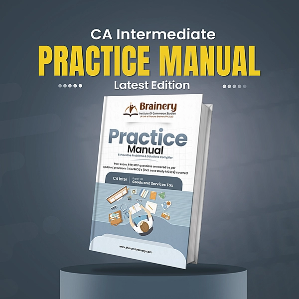 Practice Manual on GST - CA Inter