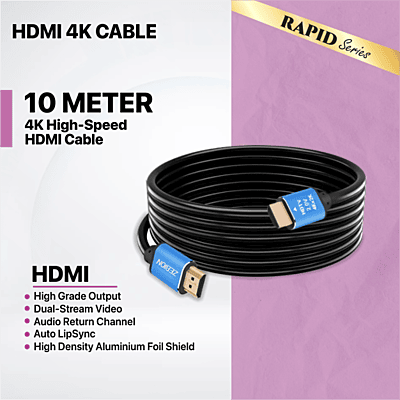 HDMI CABLE ZEBION RAPID 4K-10M HDMI CABLE ZEBION RAPID 4K-10M