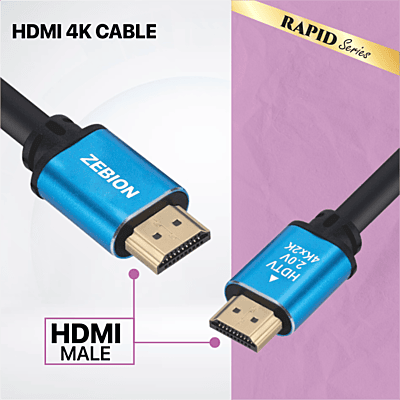 HDMI CABLE ZEBION RAPID 4K-10M HDMI CABLE ZEBION RAPID 4K-10M