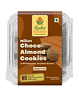 Millet Choco-Almond Cookies - 200 g | Gluten Free