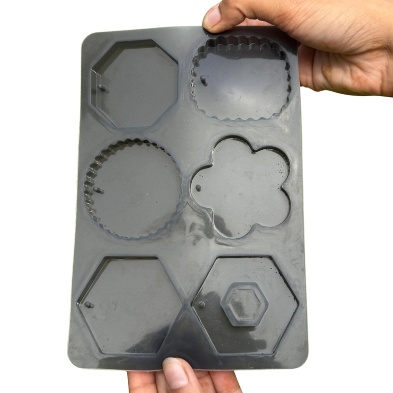Silicon Mold Hanging 6 Shapes - 6 Cavity