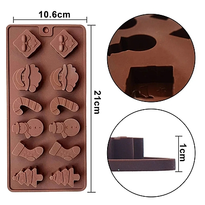Silicon Mold Christmas Theme - 12 Cavity - 05-15g