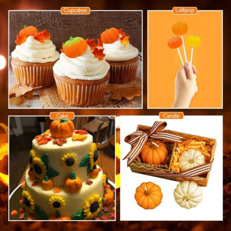 Silicon Mold Candle Pumpkin Single Cavity