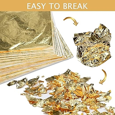 Paper Leaf Foil - Gold (10 Sheets)