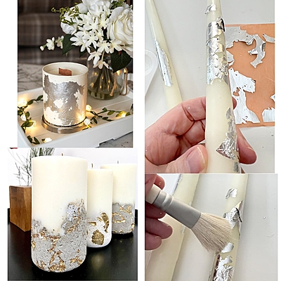 Paper Leaf Foil - Silver (10 Sheets)