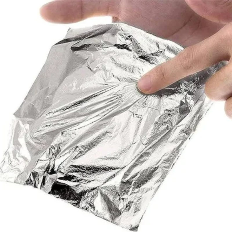 Paper Leaf Foil - Silver (10 Sheets)