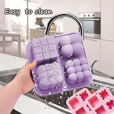 Silicon Mold CANDLE Bubble 4 Cavity