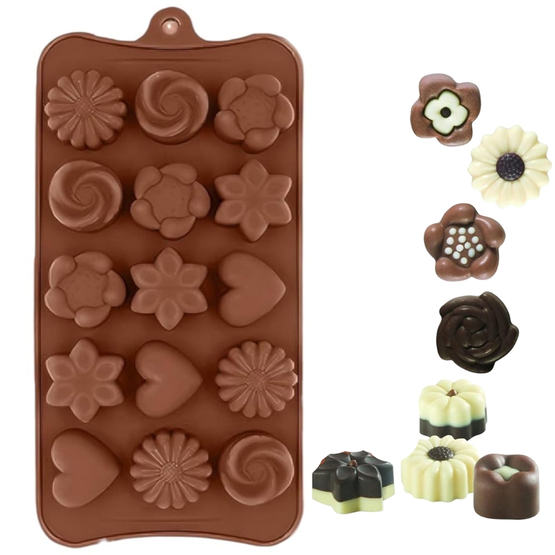 Silicon Mold Chocolate Bon Bon Random Design