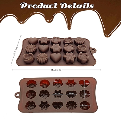 Silicon Mold Chocolate Bon Bon Random Design