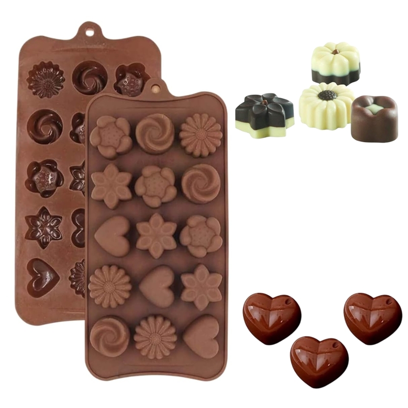 Silicon Mold Chocolate Bon Bon Random Design