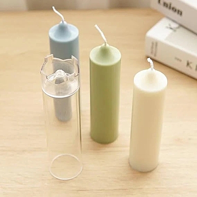 Polycarbonate Candle Plain Cylinder Mold (1.5*5.5 inch)