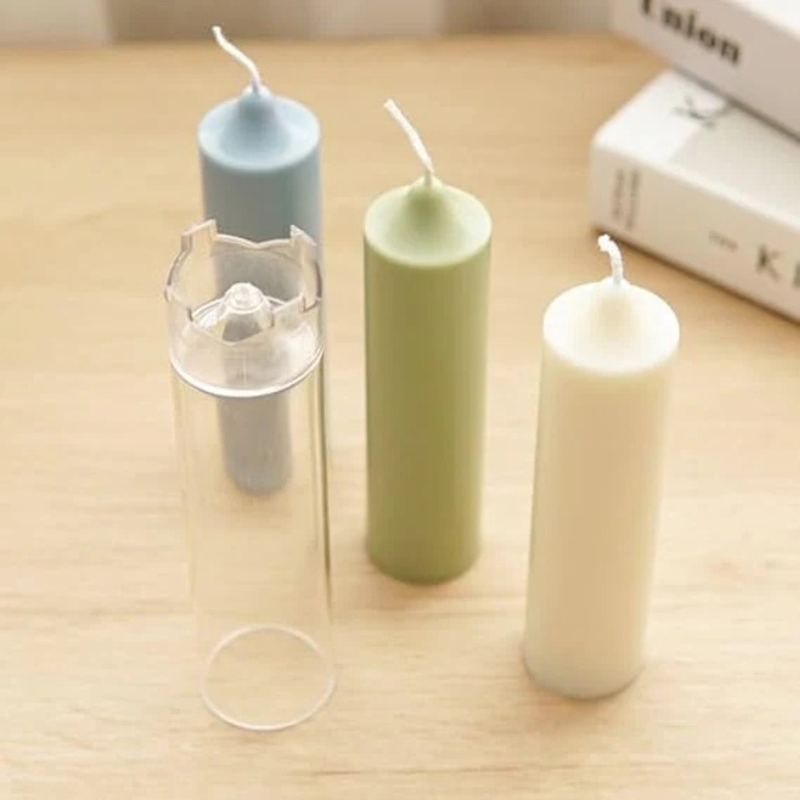 Polycarbonate Candle Plain Cylinder Mold (1.5*5.5 inch)
