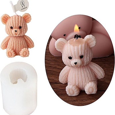 Silicon Mold Candle 3D Cute Bear