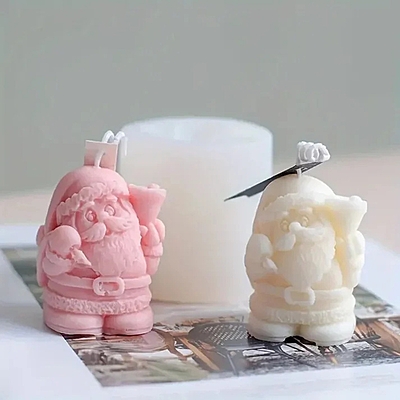 Silicon Mold Candle Mini Santa Claus
