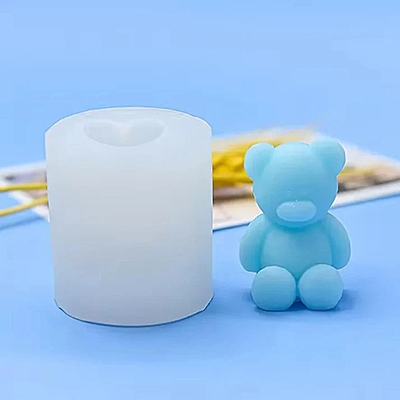 Silicon Mold Candle Small Cute Teddy Bear