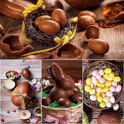 Silicon Mold Candle Christmas Easter Egg - 15 Cavity