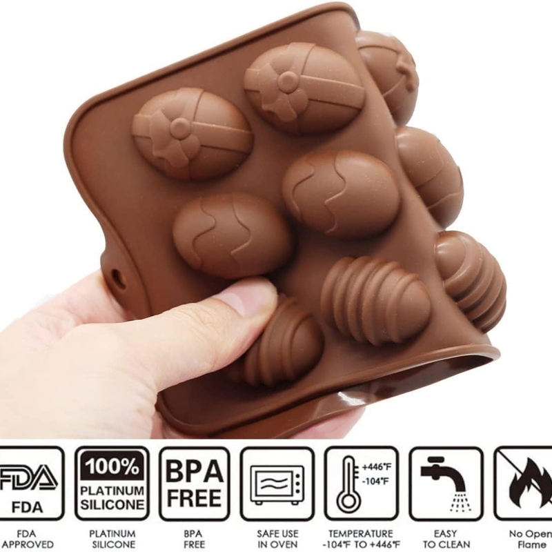 Silicon Mold Candle Christmas Easter Egg - 15 Cavity