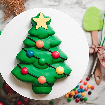 Silicon Mold Christmas Tree - 6 Cavity - 15-20g
