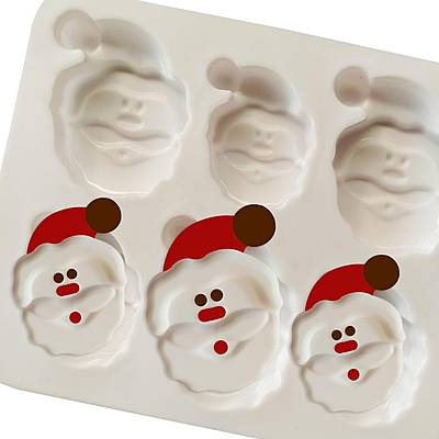 Silicon Mold Santa Claus - 6 Cavity - 15-20g