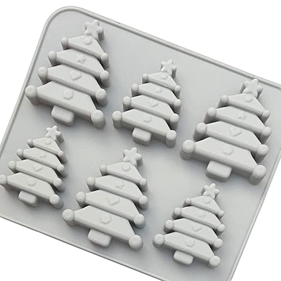 Silicon Mold Christmas Tree - 6 Cavity - 15-20g