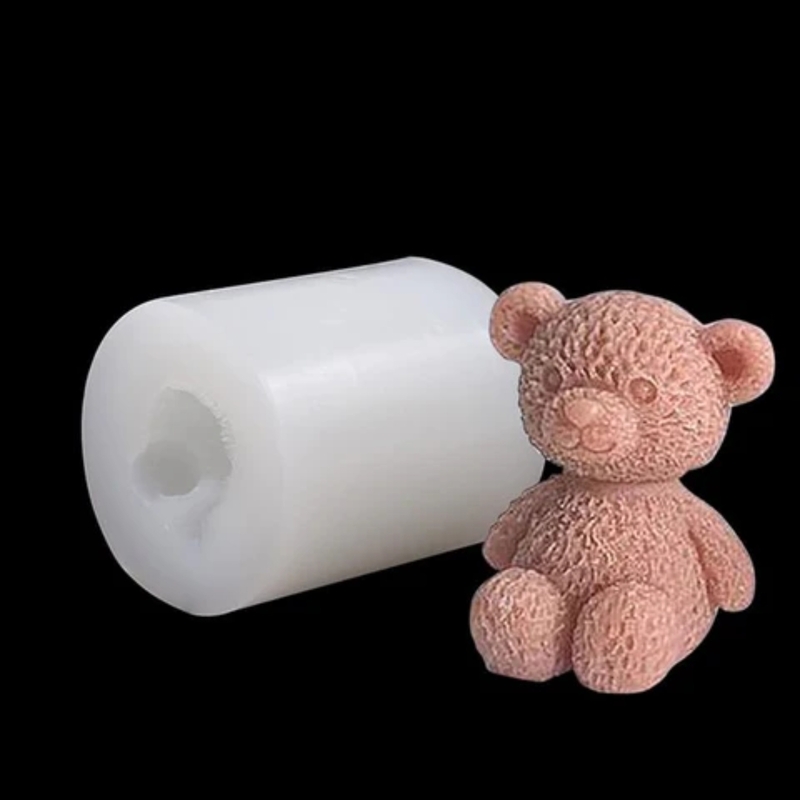 Silicon Mold Candle cartoon Teddy Bear