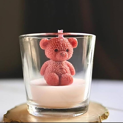 Silicon Mold Candle cartoon Teddy Bear