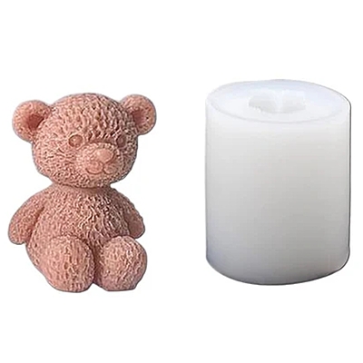 Silicon Mold Candle cartoon Teddy Bear Silicon Mold Candle cartoon Teddy Bear