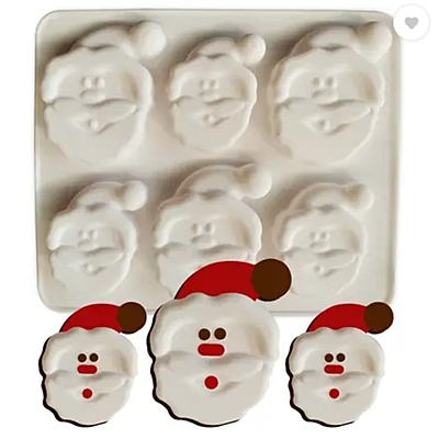 Silicon Mold Santa Claus - 6 Cavity - 15-20g