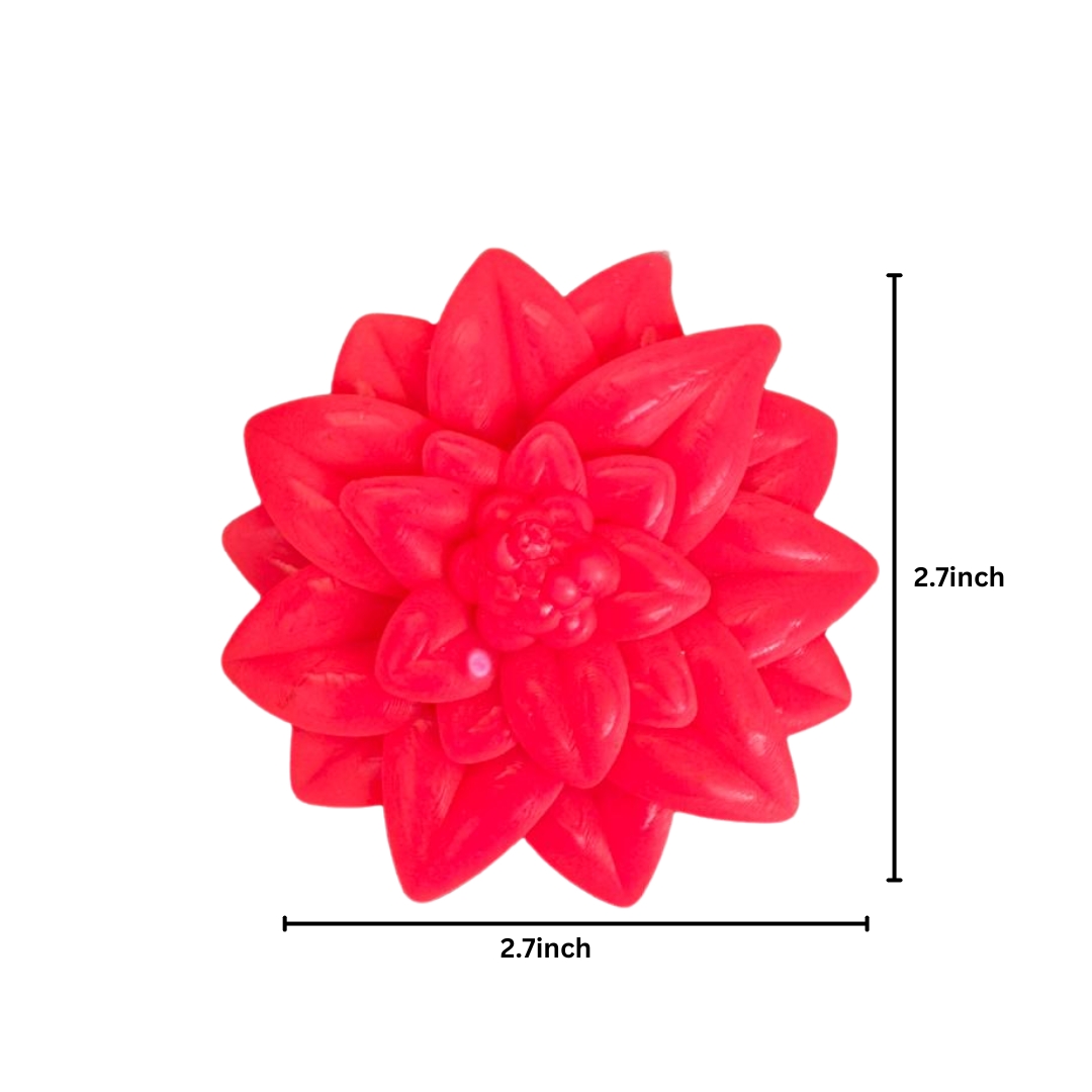 Silicon Mold Candle Flower Leaf Decor - Single Cavity