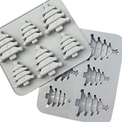 Silicon Mold Christmas Tree - 6 Cavity - 15-20g
