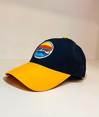 Mens Sports Cap yellow-navy