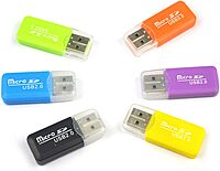 USB 2.0 Micro SD Card Reader – TF, SDXC, T-Flash Memory Card Adapter & Writer for PC, Laptop, Android, Camera, MP3/MP4, Tablet, Mac, TV Box USB 2.0 Micro SD Card Reader – TF, SDXC, T-Flash Memory Card Adapter & Writer for PC, Laptop, Android, Camera, MP3/MP4, Tablet, Mac, TV Box